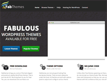 Tablet Screenshot of fabthemes.com